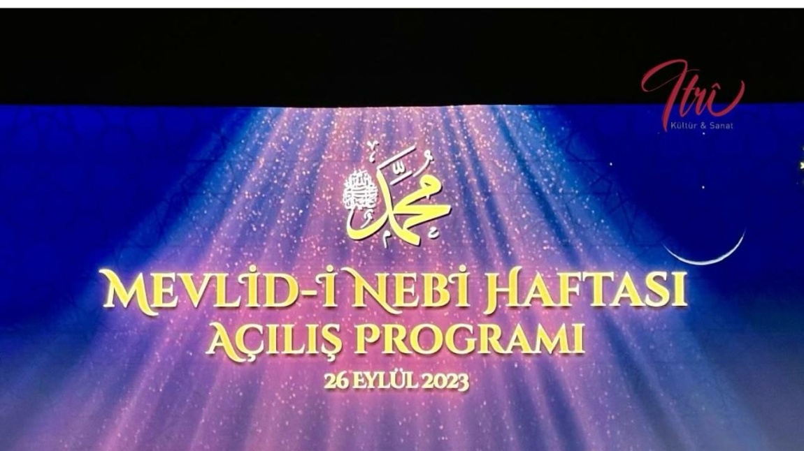 Mevlid-i Nebi Haftası Açılış Programı